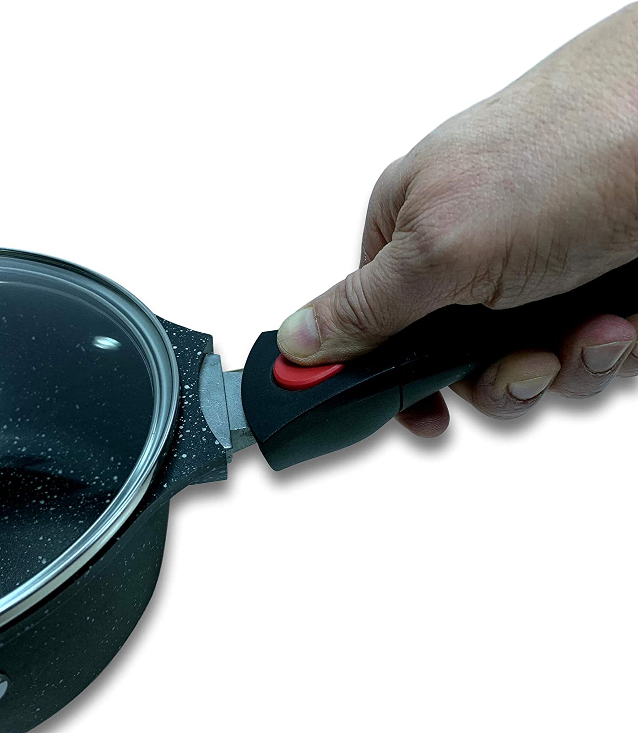 Haussmann Héritage® - Sauteuse Professionnelle 28 cm | Induction, Four (260°C) & Lave-Vaisselle | Poignée Amovible