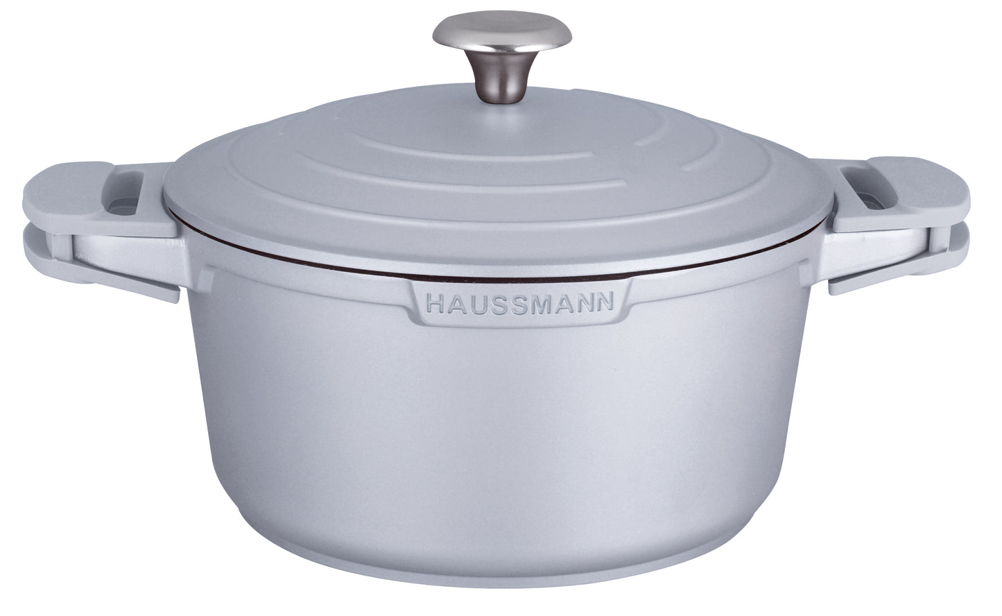 HAUSSMANN HERITAGE - Faitout/cocotte 28cm - Revêtement façon Pierre - Manche Amovible Silicone