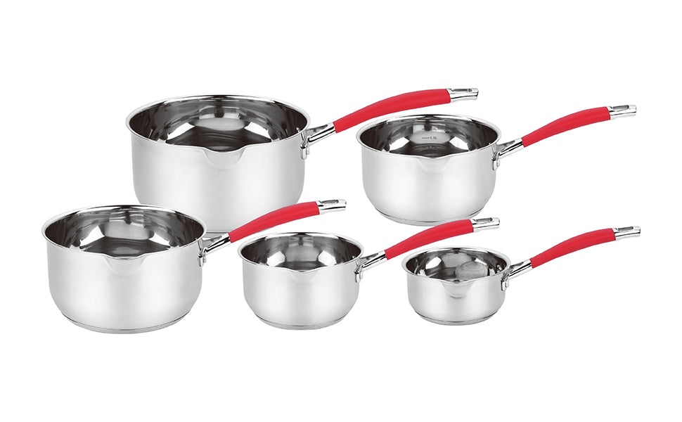 HAUSSMANN HERITAGE - 5 pièces - Casseroles Professionnelles en Acier Inoxydable