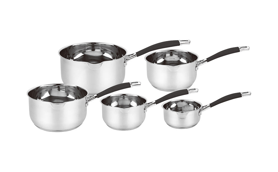 HAUSSMANN HERITAGE - 5 pièces - Casseroles Professionnelles en Acier Inoxydable