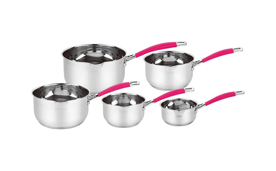 HAUSSMANN HERITAGE - 5 pièces - Casseroles Professionnelles en Acier Inoxydable