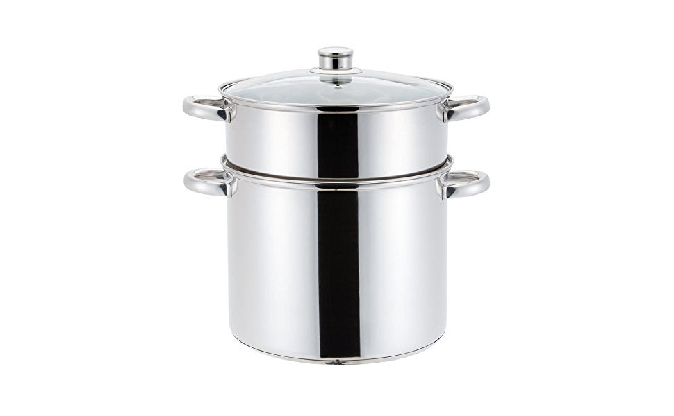 HAUSSMANN HERITAGE - Couscoussier/Cuit Vapeur/Faitout 3 en 1 - INOX