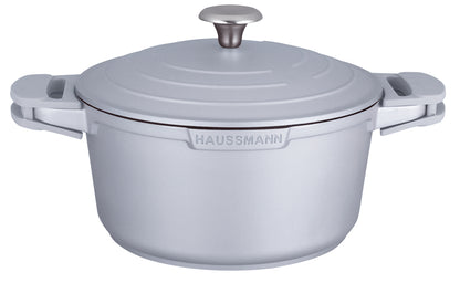 Haussmann Héritage® - Cocotte/Faitout | Fonte d'Aluminium, Induction & Four | Arrosage Continu (Revêtement Pierre)